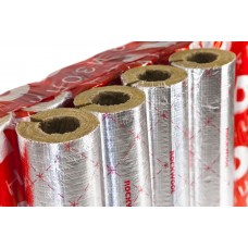 Цилиндр навивной минеральная вата ROCKWOOL 100 кашированный фольгой 40/60 L=1м ROCKWOOL 135265