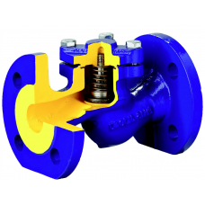 Клапан обратный чугун подъемный 287A Ду 15 Ру16 Тмакс=300 оС фланцевый золотник нерж Zetkama 287A015C31