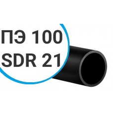 Труба ПНД ПЭ 100 sdr 21 техническая (тип ОС) 75х3,6 мм 