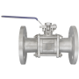 Кран шаровый фланцевый под привод нержавеющий (3PC), AISI304 DN50 (2"), (CF8), PN16