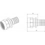 Переходник Rehau Rautitan 20-Rp1/2 RX+