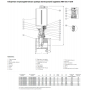 Задвижка AVK клиновая фланцевая длинная, с пневмоприводом Festo типа DPL DN100 PN16